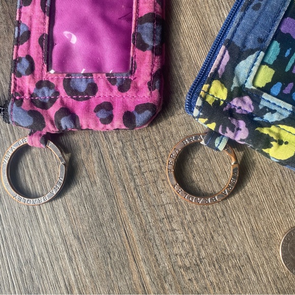 Leopard and Floral Print Keychain Pouches - Picture 3 of 5